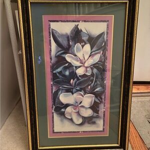 Framed Floral Art Print